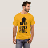 BEER GAAT HIER T-SHIRT (Voorkant volledig)