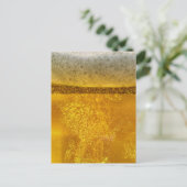 Beer Galaxy a Celestial Quenching Foam Briefkaart (Staand voorkant)