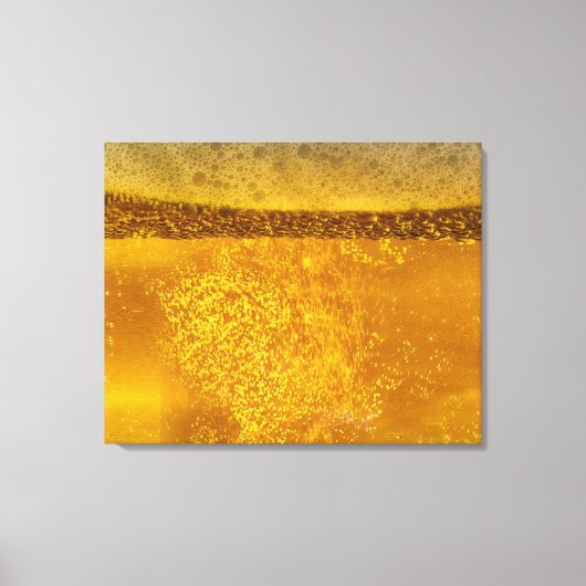 Beer Galaxy a Celestial Quenching Foam Canvas Afdruk (Voorkant)