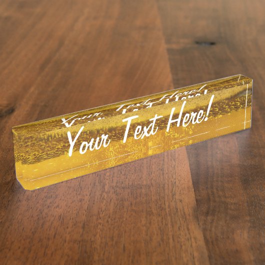 Beer Galaxy a Celestial Quenching Foam Naambordje (Zijkant)