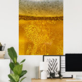 Beer Galaxy a Celestial Quenching Foam Poster (Thuiskantoor)