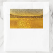 Beer Galaxy a Celestial Quenching Foam Rechthoekige Sticker (Tas)