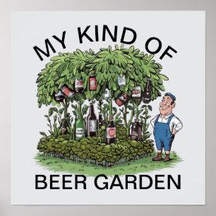 Beer Garden Poster