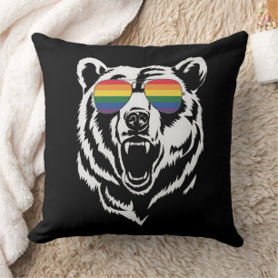 Beer Gay LGBTQ Regenboog Zonneschermen Pride Vlag Kussen