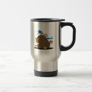 Beer (geef me gewoon een knuffel) reisbeker