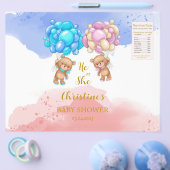 Beer Gender onthullen Chip Bag Labels Flyer (Enkel)