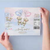 Beer Gender onthulling Baby shower Chip Bag Wrappe Flyer (Hand)