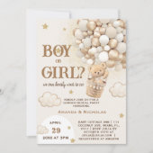 Beer gender onthult neutraal goud kaart (Voorkant)