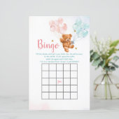 Beer Genderkwesties onthullen ballonspelen (Staand voorkant)