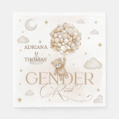 Beer genderonthulling servet (Voorkant)