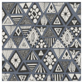 beer geo blauw stof (Close Up)