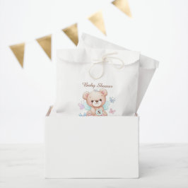 Beer gepersonaliseerd Baby shower Bedankzakje