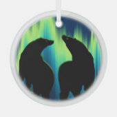 Beer Gepersonaliseerde Aurora Beren Decoratie (Voorkant)