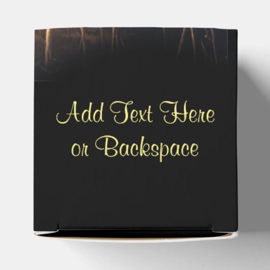 Beer geschenkdoos Personaliseer dansende Beren ges Bedankdoosjes (Bovenkant)