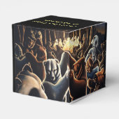 Beer geschenkdoos Personaliseer dansende Beren ges Bedankdoosjes (Achterkant)