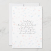 Beer Geslacht onthullen Spaans Baby shower Uitnodi Kaart (Achterkant)