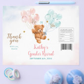 Beer geslacht onthulling Roze Blauwe Chip Zak Verp Flyer (Enkel)