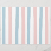 Beer geslacht onthulling Roze Blauwe Chip Zak Wrap Flyer (Achterkant)