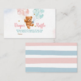 Beer Geslacht Raffle Ballon Informatiekaartje