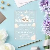 Beer geslachtsneutraal acryl uitnodigingen (Insitu (Huwelijk))