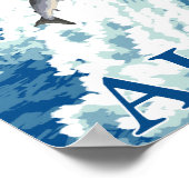 Beer Gevist in de rivier de Chilkoot, Alaska Poster (Hoek)