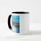 Beer Gevist in de rivier de Copper, Alaska Mok (Voorkant links)