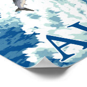 Beer Gevist in de rivier de Ketchikan, Alaska Poster (Hoek)