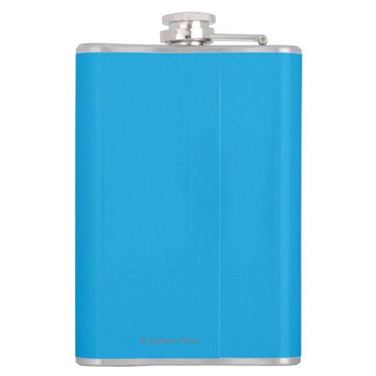 Beer Gevist in de rivier de Skagway, Alaska Heupfles (Achterkant)