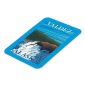 Beer Gevist in de rivier de Valdez, Alaska Magneet (Linkerzijde)