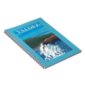 Beer Gevist in de rivier de Valdez, Alaska Notitieboek (Rechterzijde)