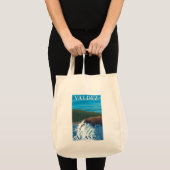 Beer Gevist in de rivier de Valdez, Alaska Tote Bag (Voorkant (product))