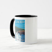 Beer Gevist in het Nationaal Park Glacier, Mok (Voorkant links)