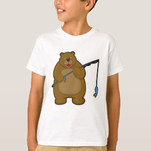 Beer Gevist met Geviste staaf en vis T-shirt