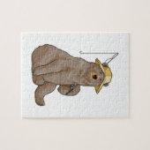 Beer Gevist met Geviste staaf Legpuzzel (Horizontaal)