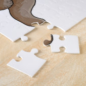 Beer Gevist met Geviste staaf Legpuzzel (Zijkant)