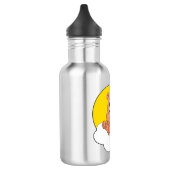 Beer Gevist met Geviste staaf op cloud Waterfles (Links)
