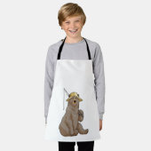 Beer Gevist met Geviste staaf Schort (Gedragen)