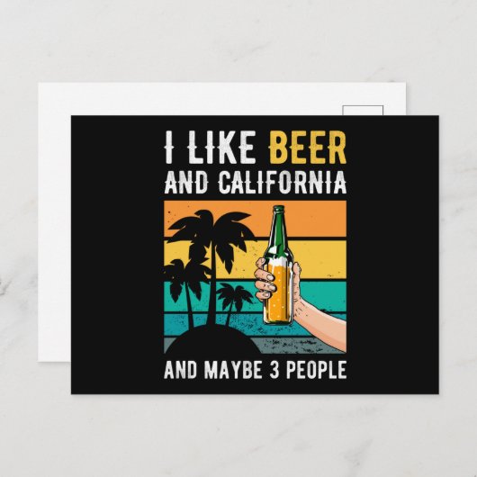 Beer Gezegde Funny Briefkaart (Voorkant / Achterkant)