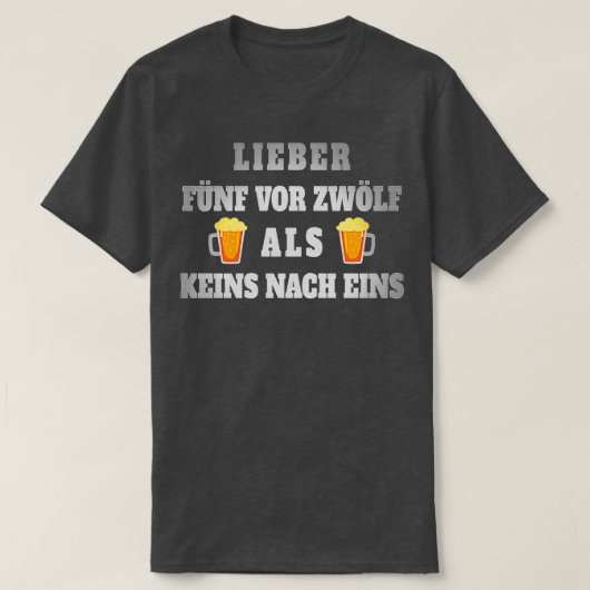 Beer gezegde grappig drink cadeaufeestje T T-shirt (Design voorkant)