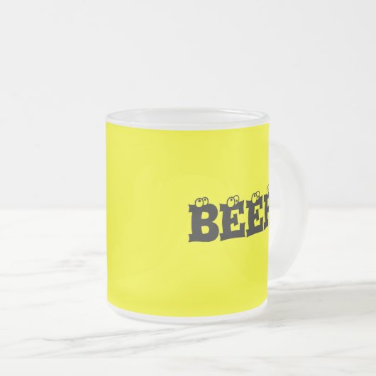 BEER GIFT MATGLAS KOFFIEMOK (Voorkant rechts)