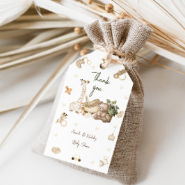 Beer Giraffe Speelgoed Cute Baby Borrel Cadeaulabel