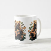 beer gitaarspelen koffiemok (Voorkant rechts)