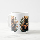 beer gitaarspelen koffiemok (Voorkant links)