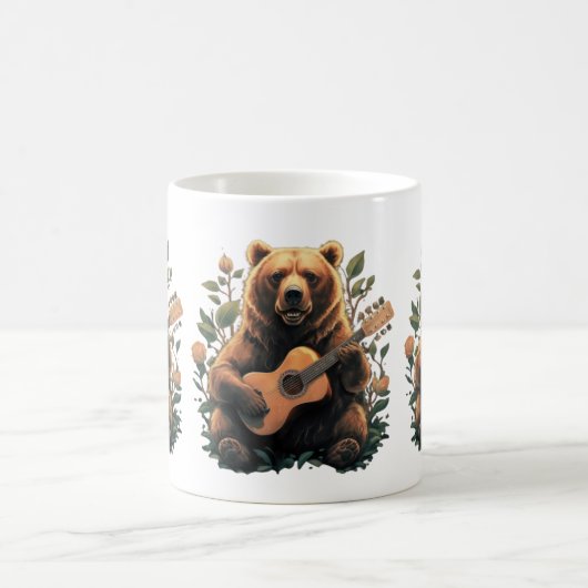 beer gitaarspelen koffiemok (Center)