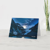 Beer Glacier Landscape Kaart (Voorkant)