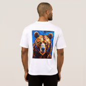 Beer Glas-in-lood T-shirt (Achterkant volledig)