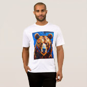 Beer Glas-in-lood T-shirt (Voorkant volledig)