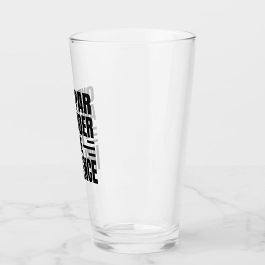 Beer Glass Golf Par Glas (Links)