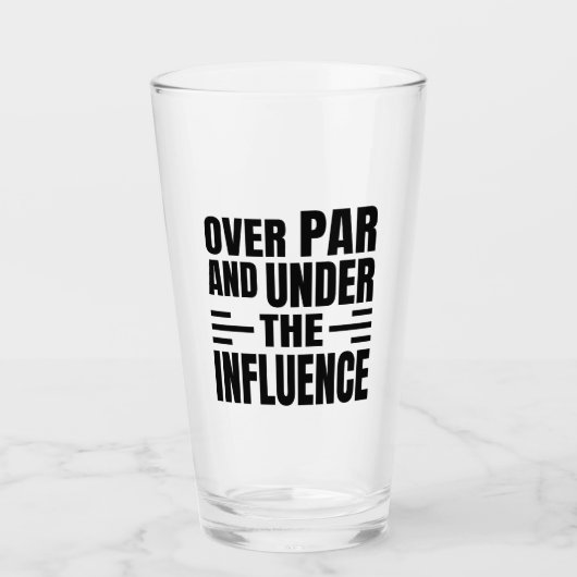 Beer Glass Golf Par Glas (Voorkant)