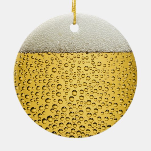 Beer Glass Keramisch Ornament (Achterkant)